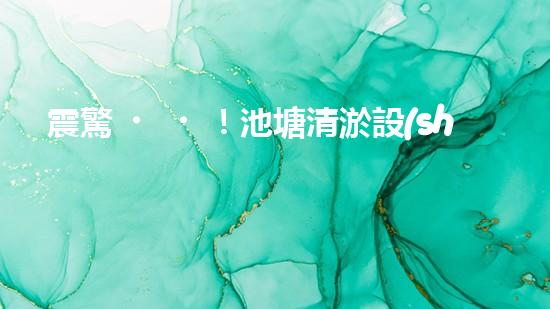 震驚！池塘清淤設(shè)備哪家強(qiáng)？在線等，挺急的！